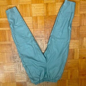 Fabletics fake leather joggers